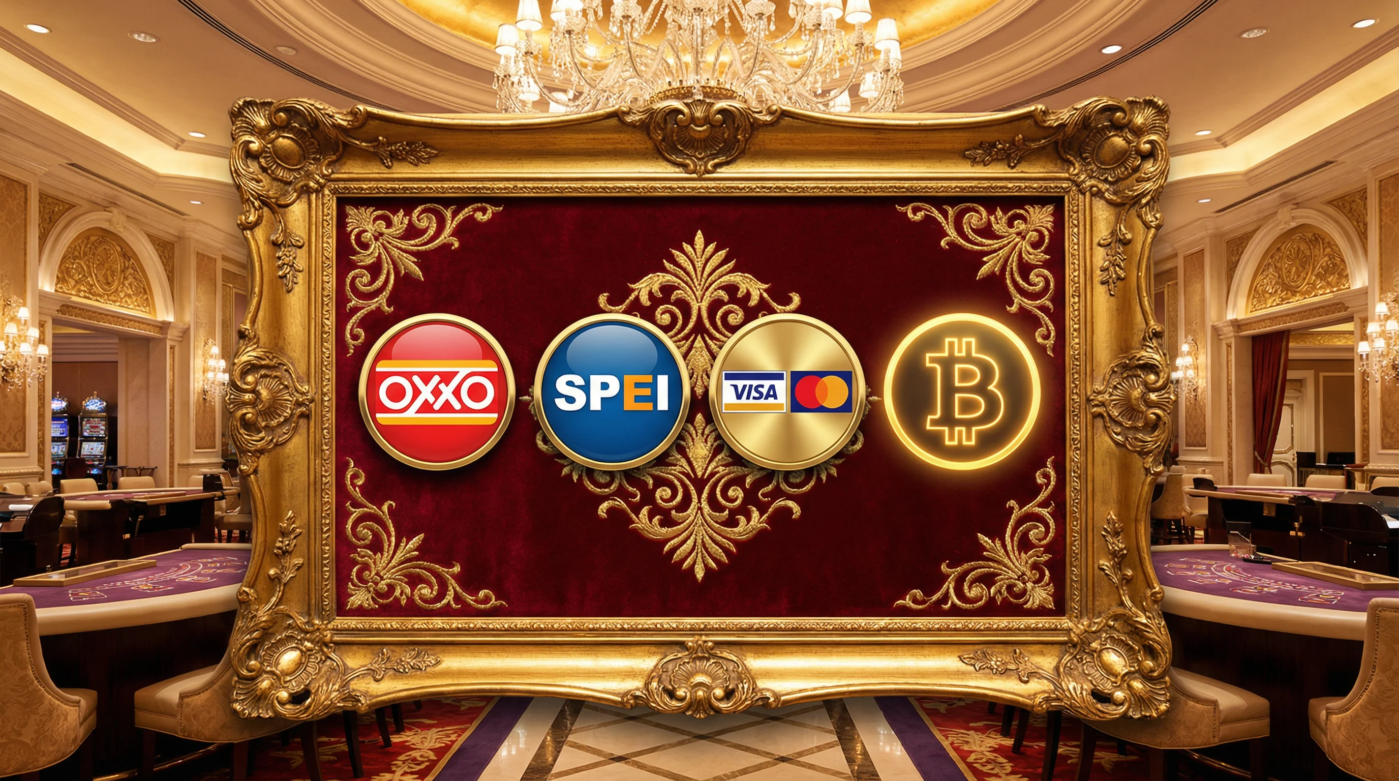 Métodos de pago OXXO SPEI Visa Mastercard Bitcoin disponibles en Betsson Poker